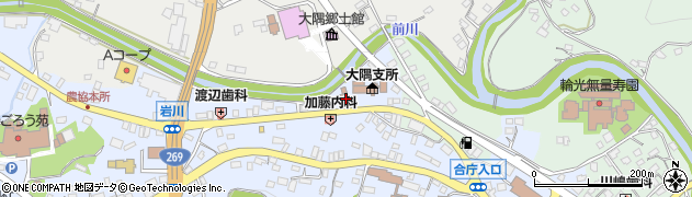 岩川郵便局 ＡＴＭ周辺の地図