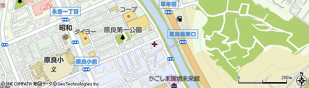 九州電力原良社宅周辺の地図