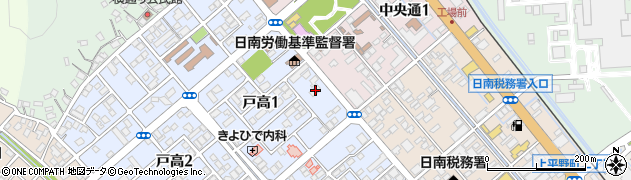 日南市社会福祉協議会 訪問介護事業所周辺の地図