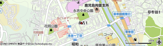 県永吉公舎周辺の地図