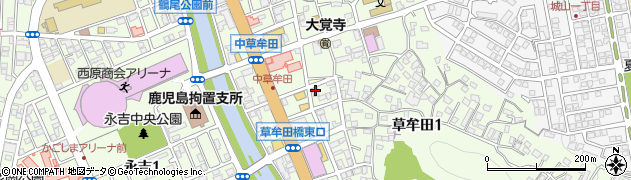 日本ガス株式会社　サービスショップ器具販売・修理草牟田サービスショップ周辺の地図