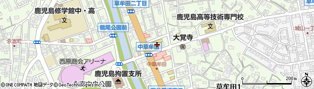 鹿児島銀行タイヨー草牟田店 ＡＴＭ周辺の地図