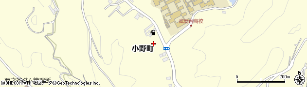 鹿児島県鹿児島市小野町周辺の地図