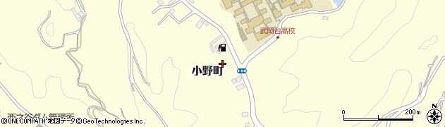 鹿児島県鹿児島市小野町周辺の地図