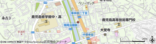 大阪王将 草牟田店周辺の地図