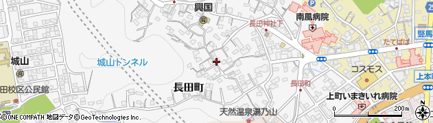 鹿児島県鹿児島市長田町周辺の地図