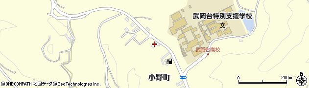鹿児島県鹿児島市小野町3254周辺の地図