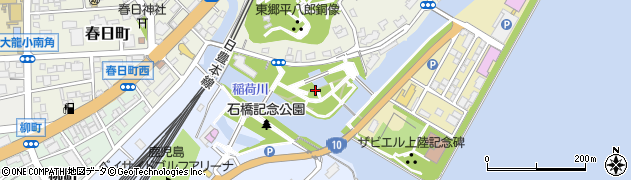 祇園之州公園周辺の地図