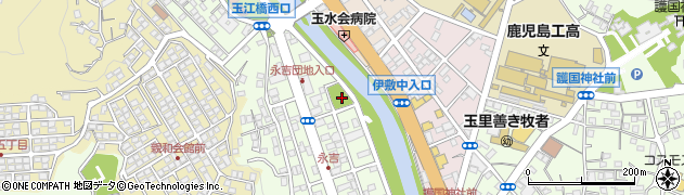 玉江公園周辺の地図