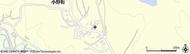 鹿児島県鹿児島市小野町3603周辺の地図