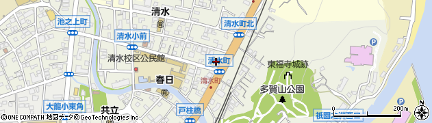 タイヨー清水店周辺の地図