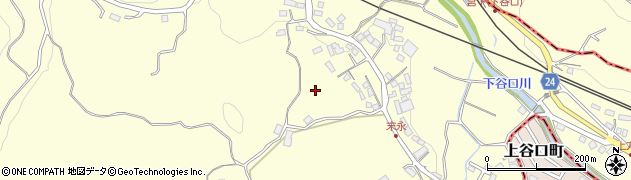 鹿児島県日置市伊集院町下谷口3801周辺の地図