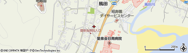 風田簡易郵便局周辺の地図