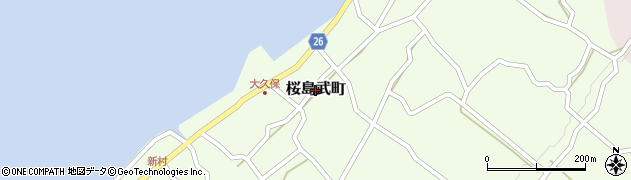 鹿児島県鹿児島市桜島武町周辺の地図