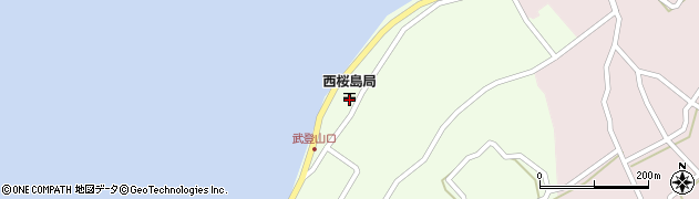 西桜島郵便局 ＡＴＭ周辺の地図