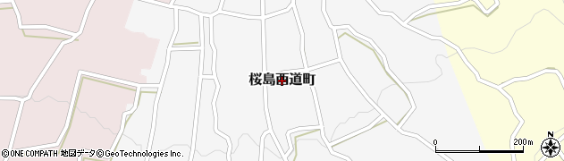 鹿児島県鹿児島市桜島西道町周辺の地図