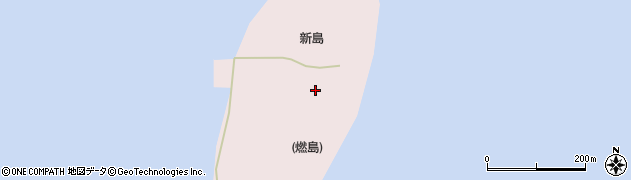 新島周辺の地図