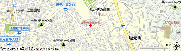坂元台小学校前周辺の地図