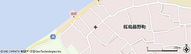 鹿児島県鹿児島市桜島藤野町875周辺の地図