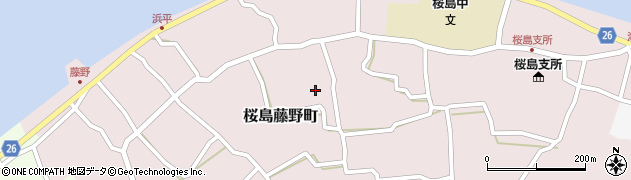 鹿児島県鹿児島市桜島藤野町1193周辺の地図
