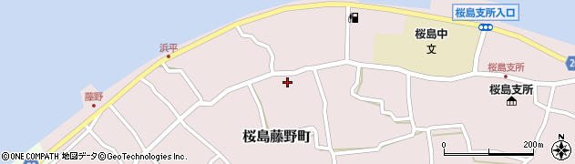 鹿児島県鹿児島市桜島藤野町1234周辺の地図