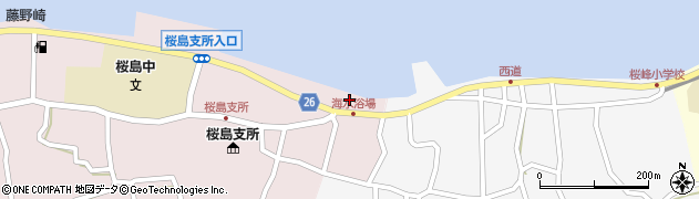 鹿児島県鹿児島市桜島藤野町1484周辺の地図