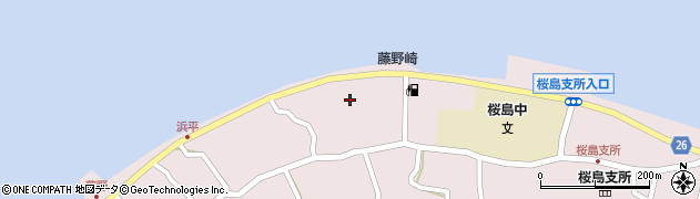 鹿児島県鹿児島市桜島藤野町1253周辺の地図