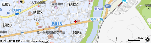 宮崎日日新聞　飫肥販売所周辺の地図