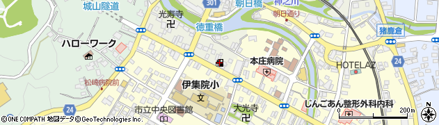 ＥＮＥＯＳ伊集院中央通りＳＳ周辺の地図