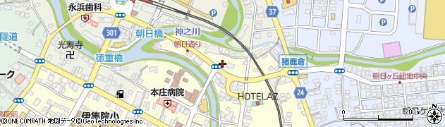 宮下酒店周辺の地図