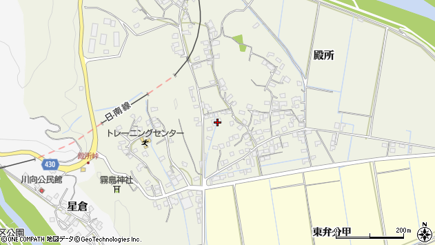 〒889-2524 宮崎県日南市殿所の地図