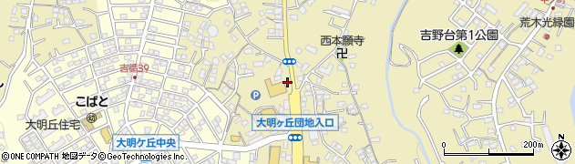サンキューカット吉野店周辺の地図