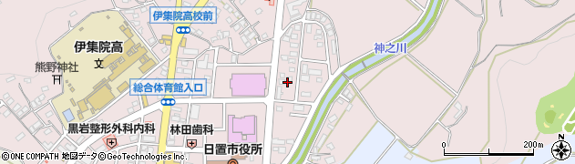 南日本新聞社　日置支局周辺の地図