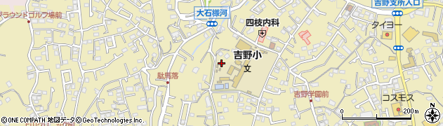 吉野校区公民館周辺の地図