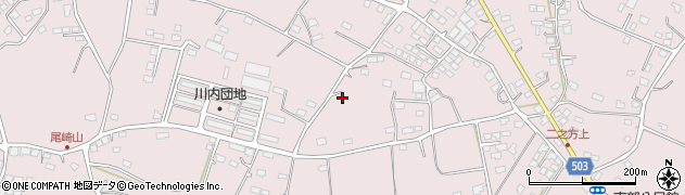 鹿児島県曽於市末吉町二之方周辺の地図
