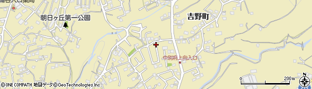 旭台中別府公園周辺の地図