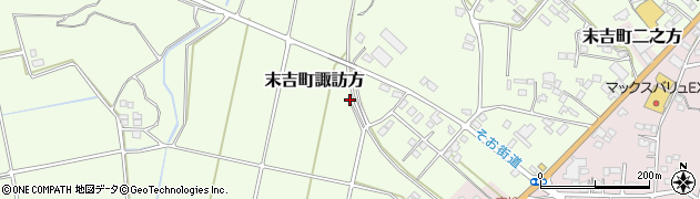 鹿児島県曽於市末吉町諏訪方7785周辺の地図