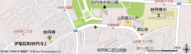 鹿児島県日置市伊集院町妙円寺周辺の地図