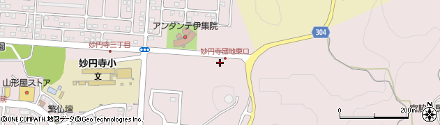 太陽ガス株式会社　妙円寺営業所周辺の地図