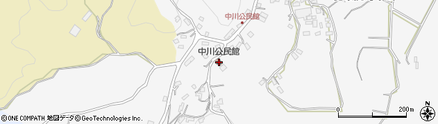 中川公民館周辺の地図