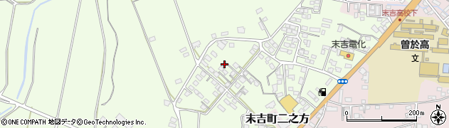 鹿児島県曽於市末吉町諏訪方7905周辺の地図
