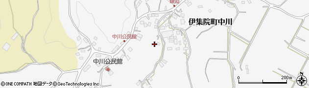 鹿児島県日置市伊集院町中川周辺の地図