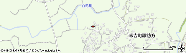 鹿児島県曽於市末吉町諏訪方7256周辺の地図