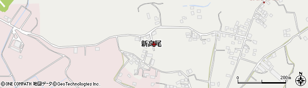 鹿児島県曽於市末吉町南之郷（新高尾）周辺の地図
