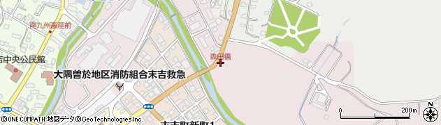 森田橋周辺の地図