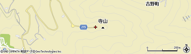 寺山周辺の地図