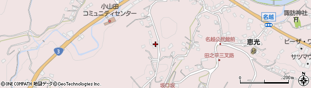 鹿児島県鹿児島市小山田町3840周辺の地図