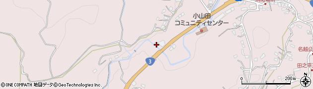 鹿児島県鹿児島市小山田町7076周辺の地図