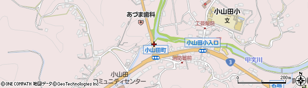 薩摩小山田周辺の地図