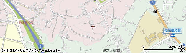 鹿児島県日置市東市来町湯田1919周辺の地図
